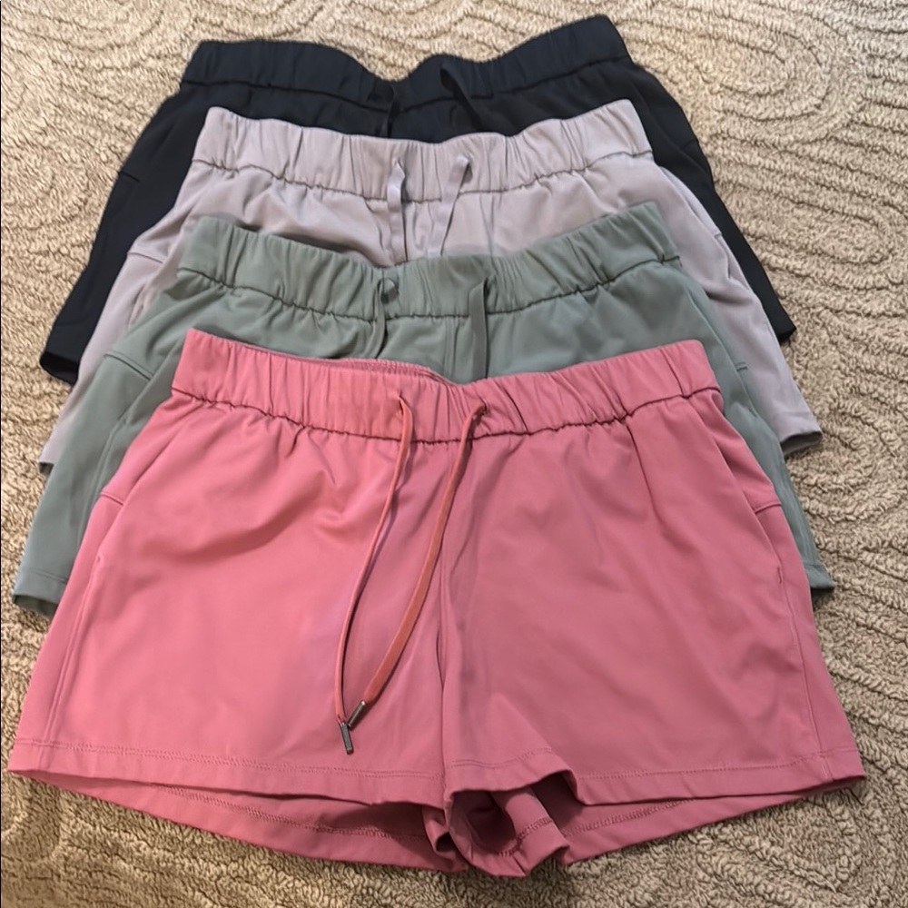 Lot of 4 CRZ Yoga Shorts Medium